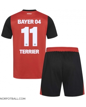 Billige Fotballdrakt Bayer Leverkusen Martin Terrier #11 Replika Hjemmedraktsett Barn 2024-25 Kortermet (med bukser)